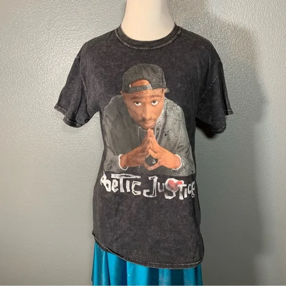 Distressed, POETIC JUSTICE, Tupac shirt!! - Picture 2 of 7
